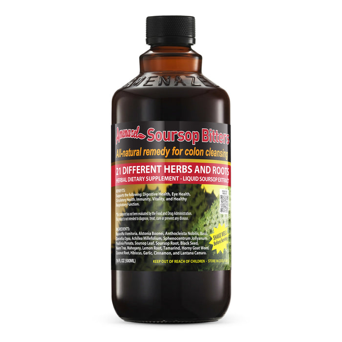 AMENAZEL SOURSOP BITTERS 16 OZ