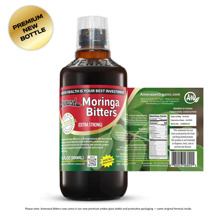 AMENAZEL MORINGA BITTERS 16 OZ
