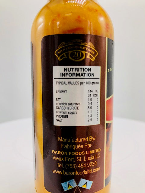 BARON HOT SAUCE 14 OZ