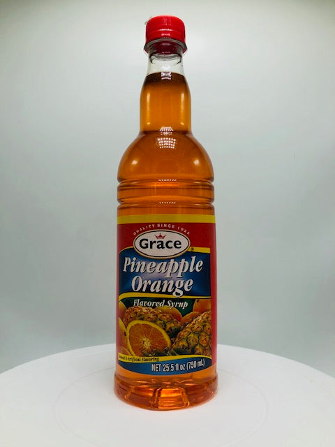 GRACE PINEAPPLE ORANGE SYRUP 750 ML