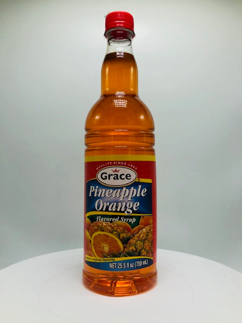 GRACE PINEAPPLE ORANGE SYRUP 750 ML