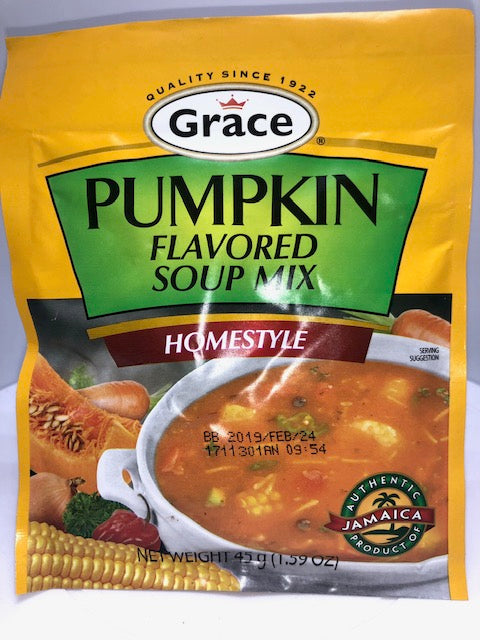 Grace Soup Mix, Pumpkin Flavored, Homestyle 45g – Jacobs Imports