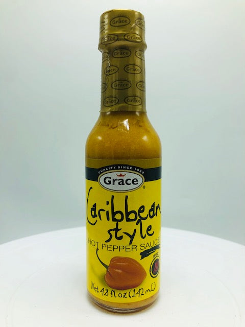 GRACE CARIBBEAN STYLE HOT PEPPER SAUCE 4.8 OZ