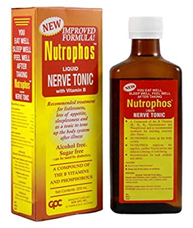 NUTROPHOS NERVE TONIC DIETARY SUPPLEMENT 16.9 OZ