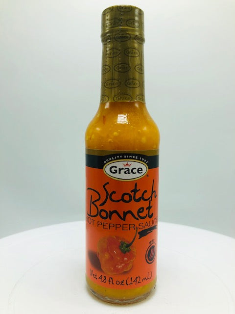 GRACE SCOTCH BONNET HOT PEPPER SAUCE 4.8 OZ