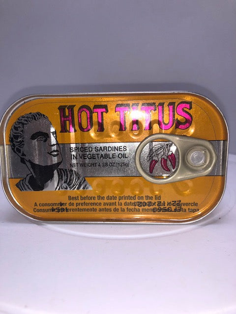 TITUS HOT SARDINES 125 G