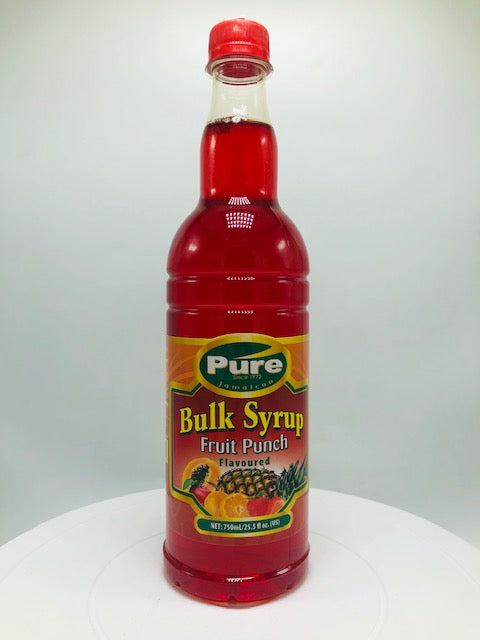 PURE FRUIT PUNCH BULK SYRUP 750 ML