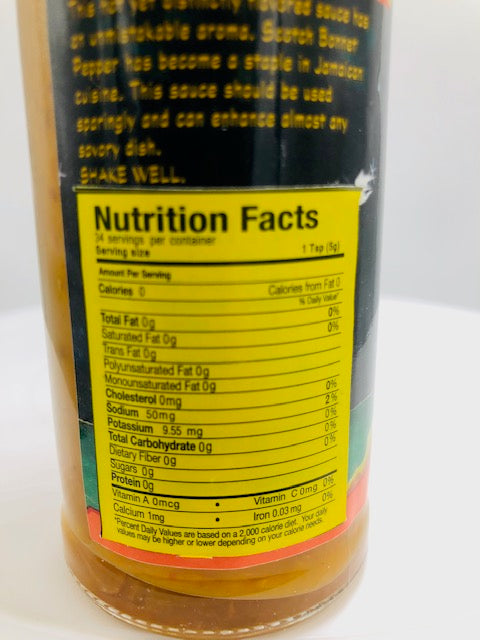 WALKERSWOOD HOT SCOTCH BONNET SAUCE 6 OZ