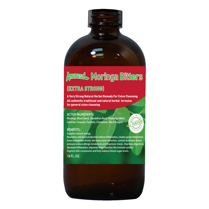 AMENAZEL MORINGA BITTERS 16 OZ