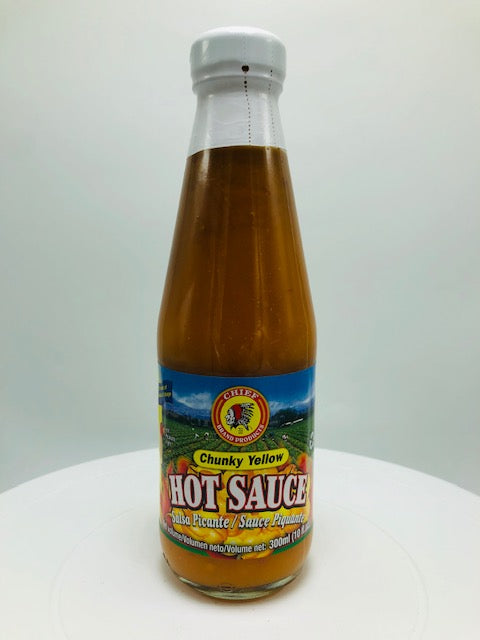 CHIEF HOT SAUCE CHUNKY YELLOW 10 OZ