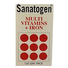 SANATOGEN MULTIVITAMINS + IRON #120